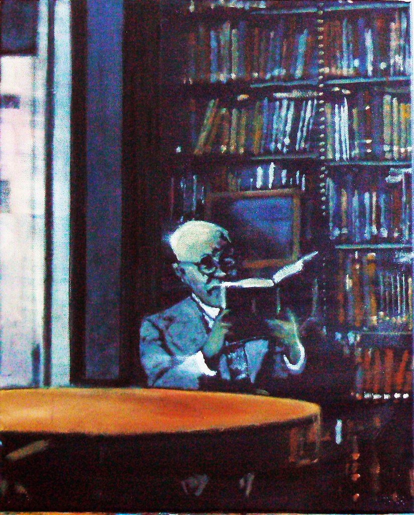 Bibliotek (2011) 50 X 40.